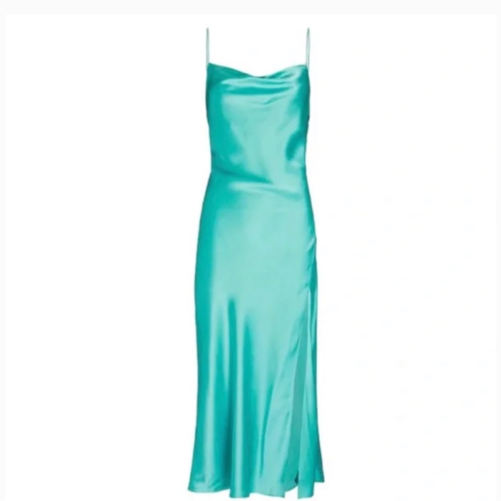 Green intermix dress